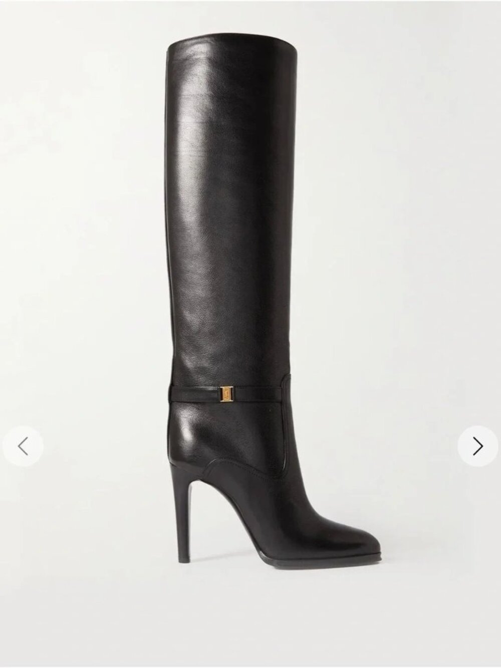 Brand New YSL Yves Saint Laurent Diane Patent Leather Boots size 36